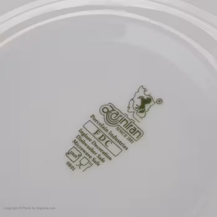 سرویس غذاخوری 74 پارچه چینی زرین ایران مدل ایتالیا کلارا درجه عالی