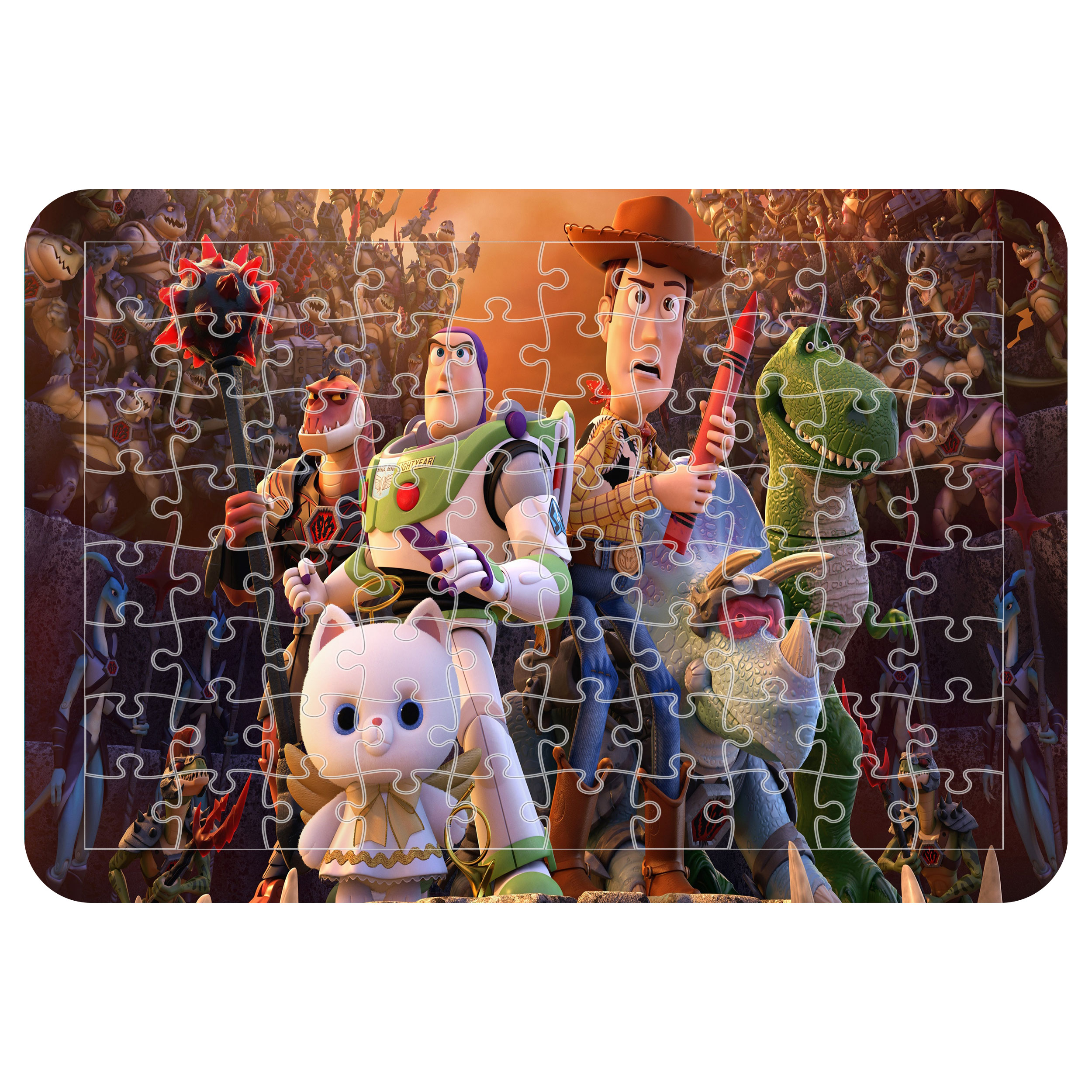 پازل 54 تکه اطلس آبی طرح کارتون اسباب بازی ها  مدل P1810