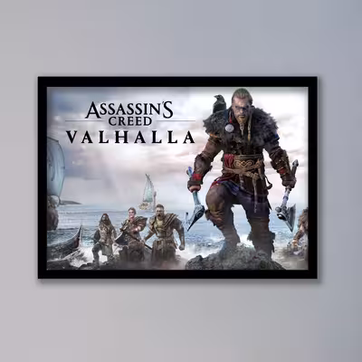 تابلو مدل بازی Assassins Creed Valhalla کد LAG10120