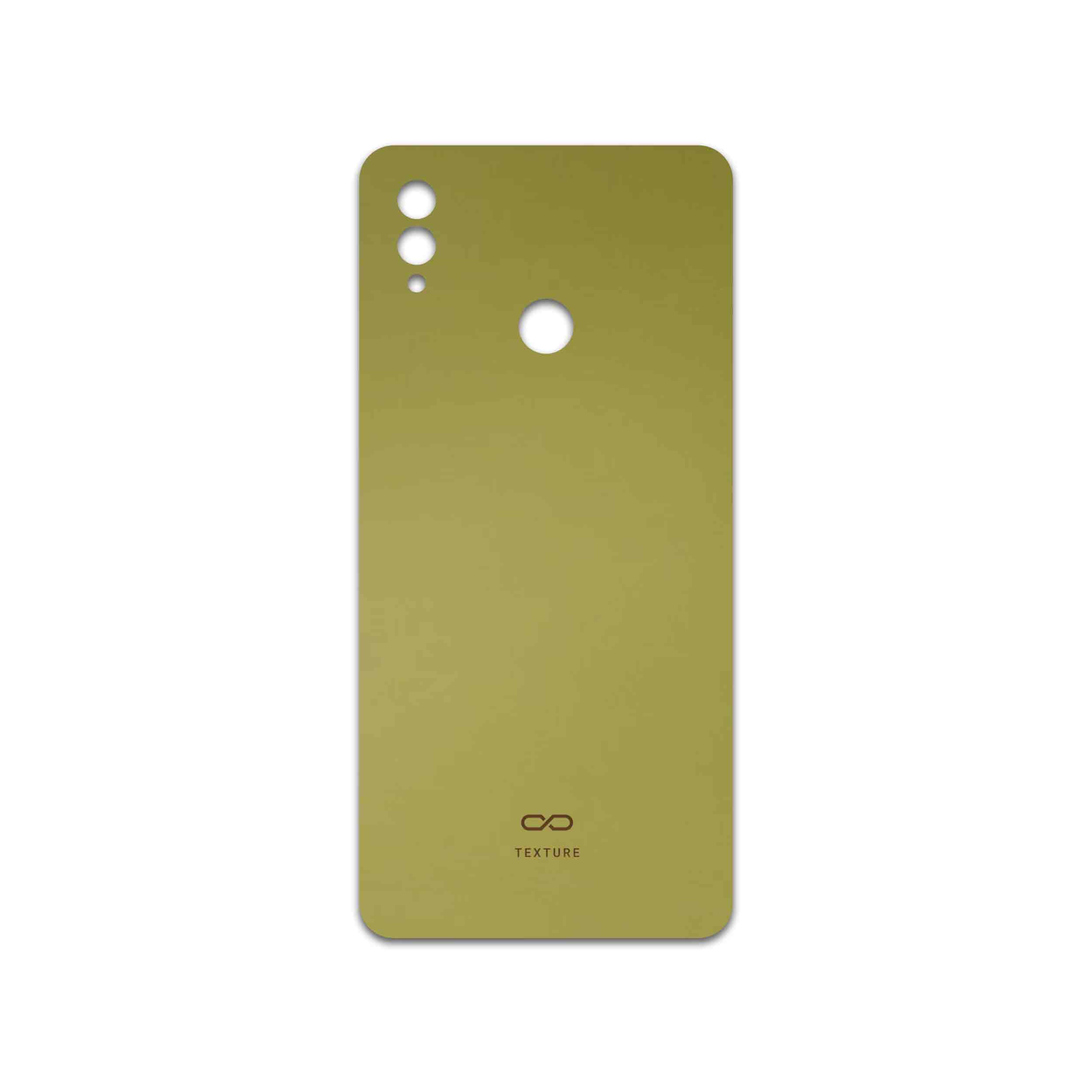 برچسب پوششی ماهوت مدل Matte-Gold مناسب برای گوشی موبایل آنر Note 10