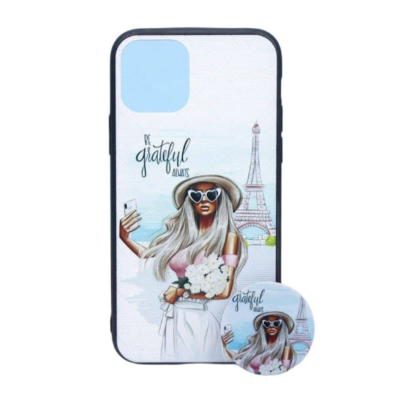 کاور مدل دخترانه کد 851 مناسب برای گوشی موبایل اپل iPhone 11 Pro به همراه پاپ سوکت