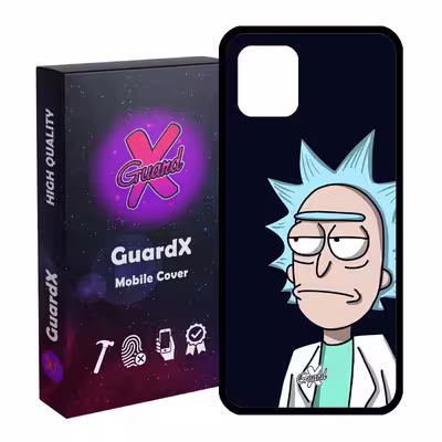 کاور گارد ایکس طرح Rick and Morty مدل Glass10030 مناسب برای گوشی موبایل سامسونگ Galaxy Note 10 Lite