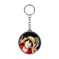 جاکلیدی خندالو طرح لوفی انیمه وان پیس One Piece مدل دوطرفه کد 1053810540