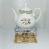 قوری گل سرخ . قوری دمنوش . قوری چای . کتری و قوری . قوری سرامیک ، چای خوری ، قهوه خوری ، صبحانه خوری،  پس کرایه