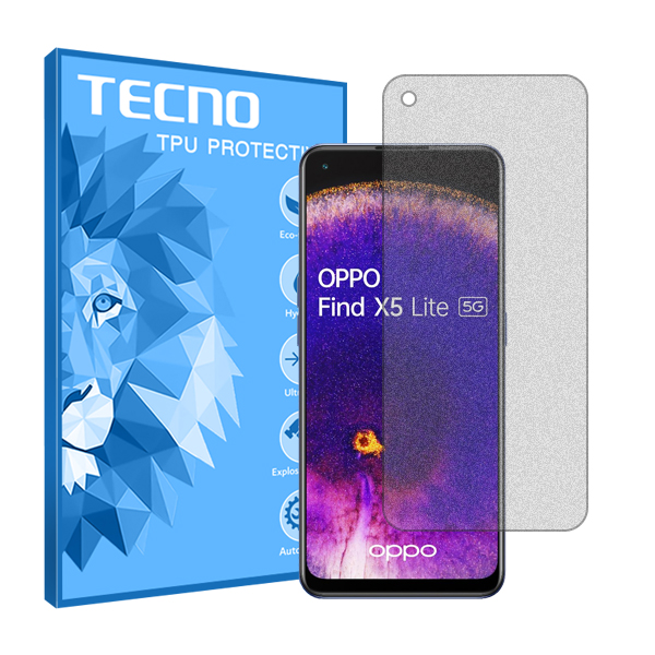 گلس اوپو Find X5 Lite مدل هیدروژلی مات برند تکنو کد S
