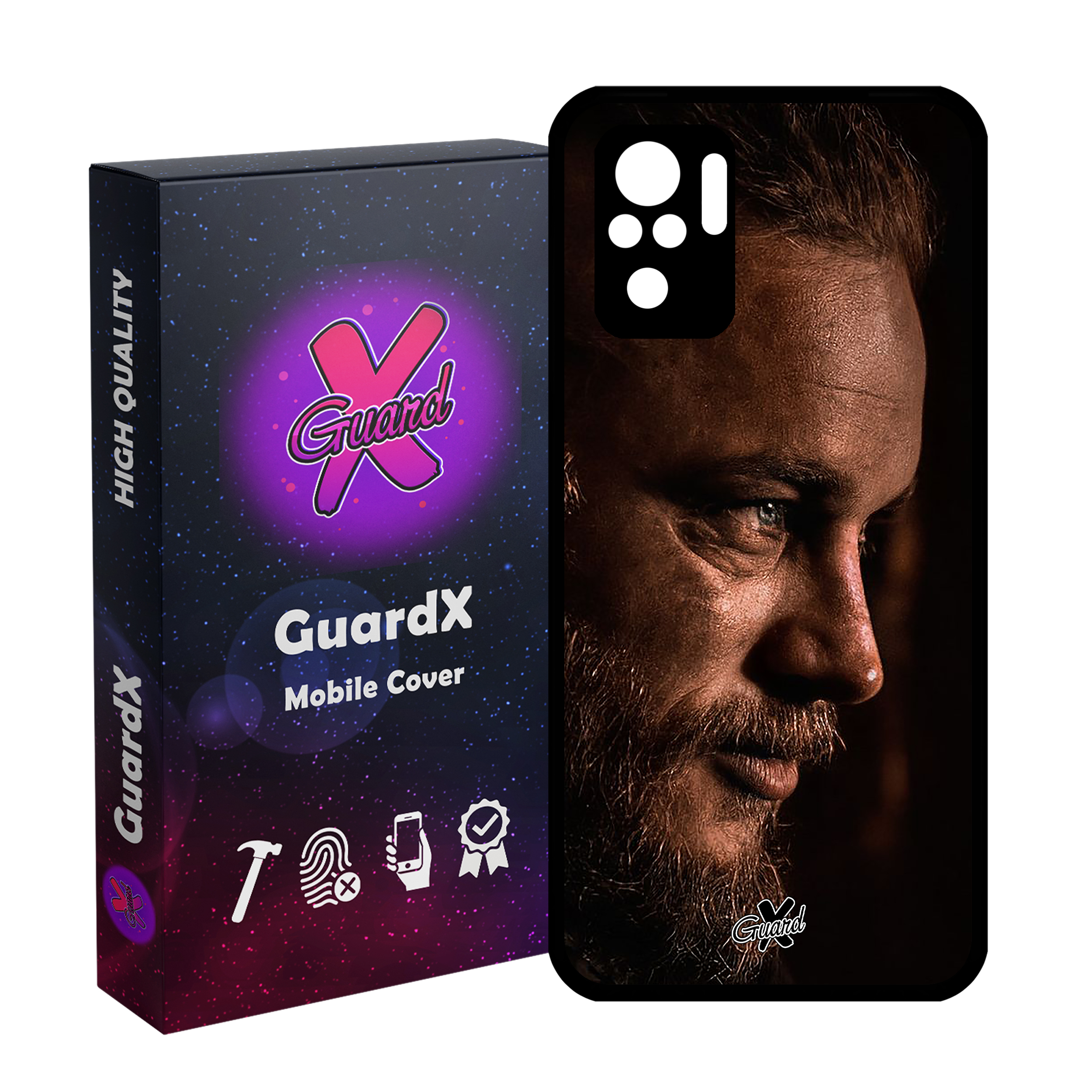 کاور گارد ایکس طرح Ragnar مدل Glass10420 مناسب برای گوشی موبایل شیائومی Redmi Note 10 4G/Redmi Note 10S