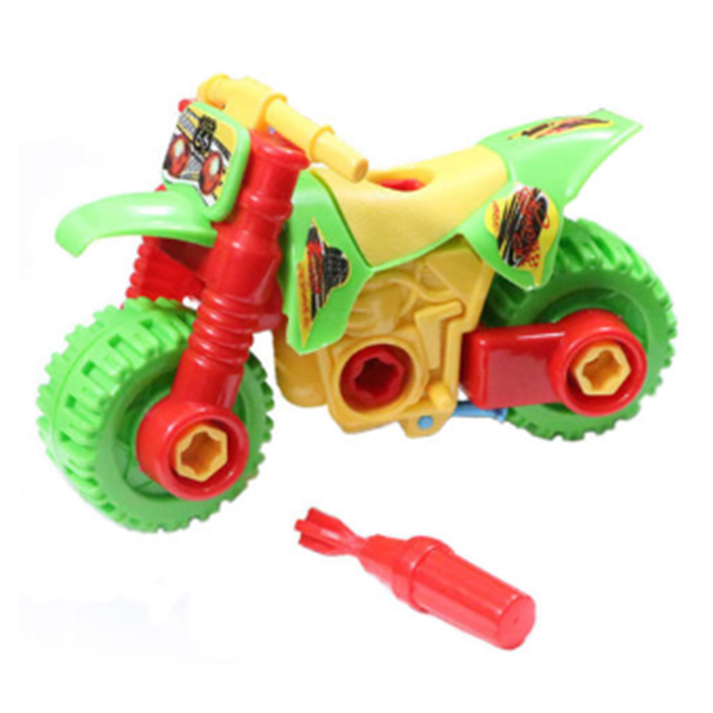 اسباب بازی مدل موتور کراس بزرگ بسته 48 عددی