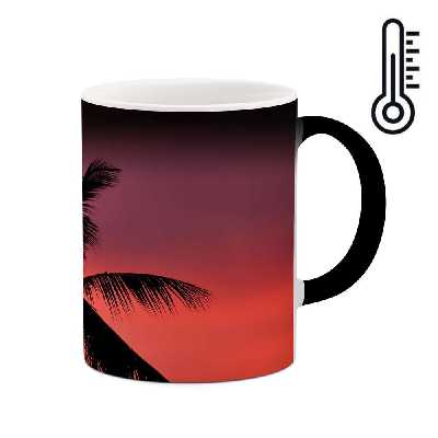 ماگ حرارتی طرح نخل مدل mgph01992