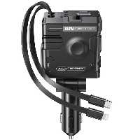 شارژر فندکی فست شارژ ماشین 104 وات Type-C، Lightning، USB-A ایکس او مدل CC66