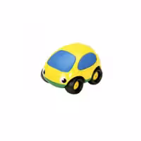 ماشین کوچک ضد ضربه و نشکن زرد سبز smoby 750003
