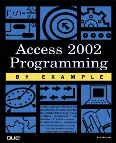 خرید و دانلود نسخه کامل کتاب Access 2002 Programming by Example