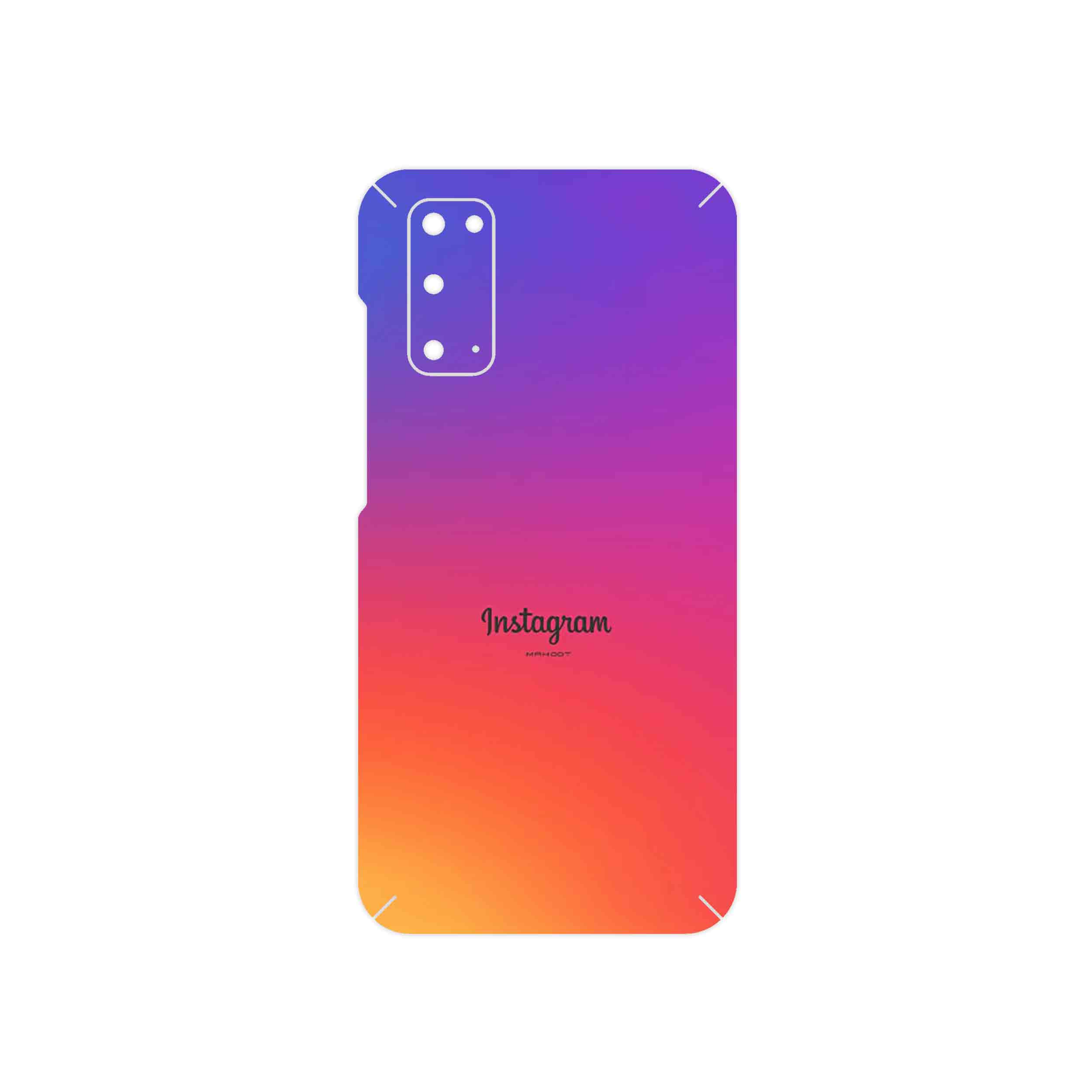 برچسب پوششی ماهوت مدل Instagram مناسب برای گوشی موبایل سامسونگ Galaxy S20