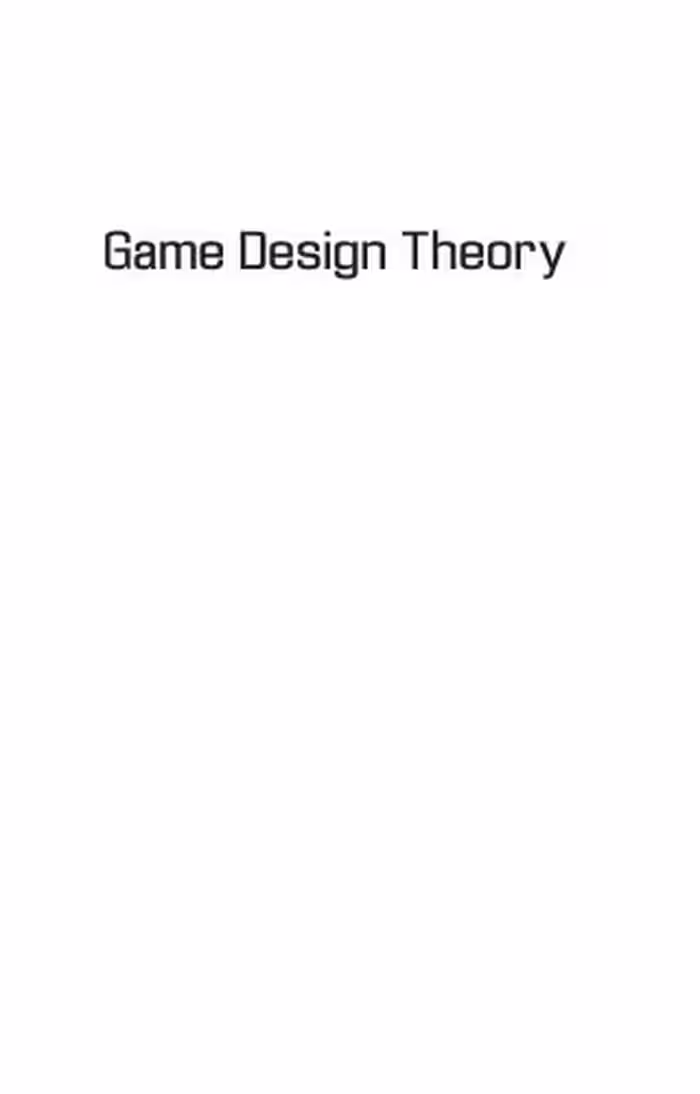 خرید و دانلود نسخه کامل کتاب Game Design Theory. A New Philosophy for Understanding Games