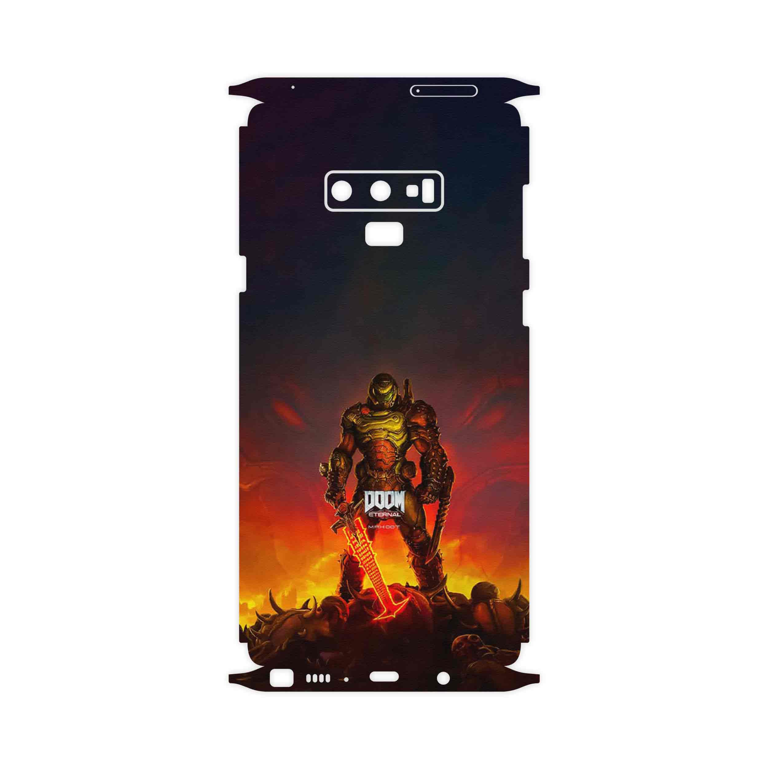 برچسب پوششی ماهوت مدل DOOM Game Series-FullSkin مناسب برای گوشی موبایل سامسونگ Galaxy Note 9