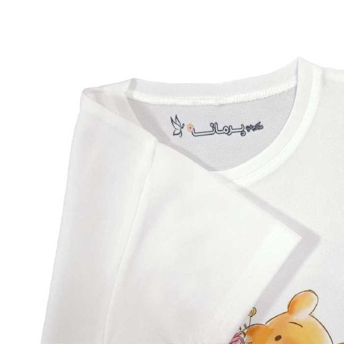 تی شرت بچگانه پرمانه طرح پو کد pmt.4620
