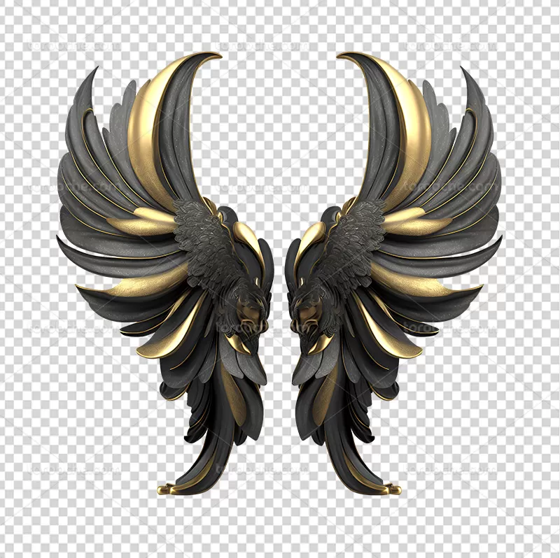 عکس PNG بال مشکی | گرافیک با طعم تربچه