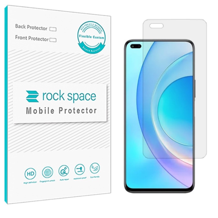 گلس نانو هیدروژل شفاف و ضد ضربه گوشی آنر 50Lite برند راک اسپیس   