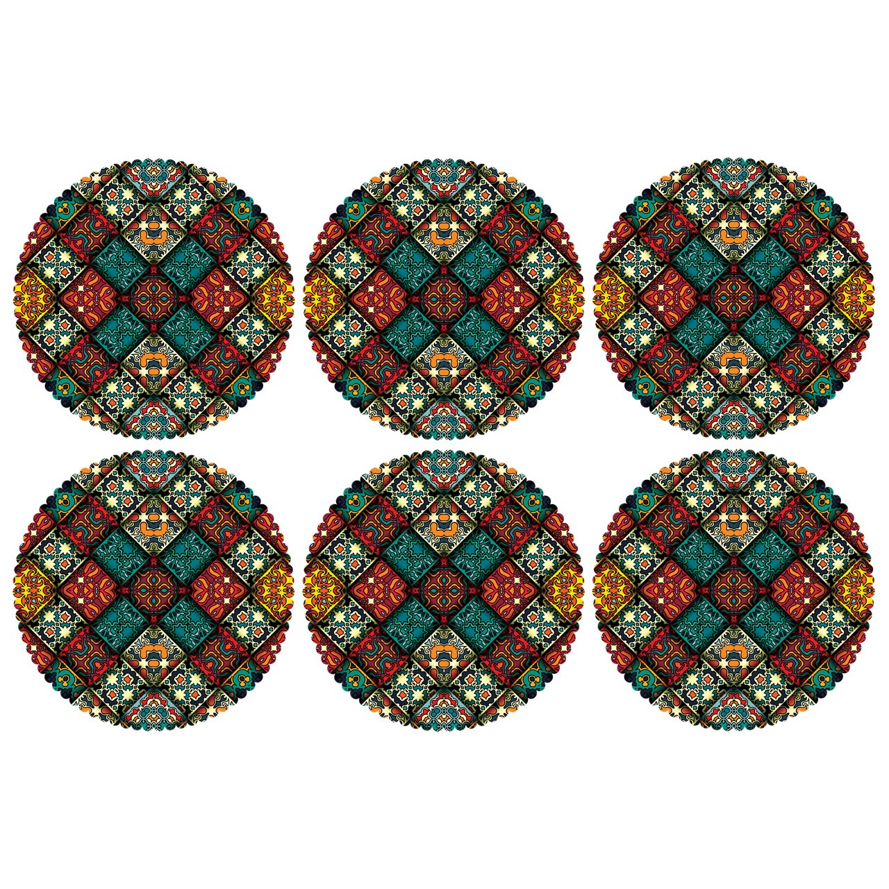 زیر بشقابی کد U2-42078 ست 6 عددی