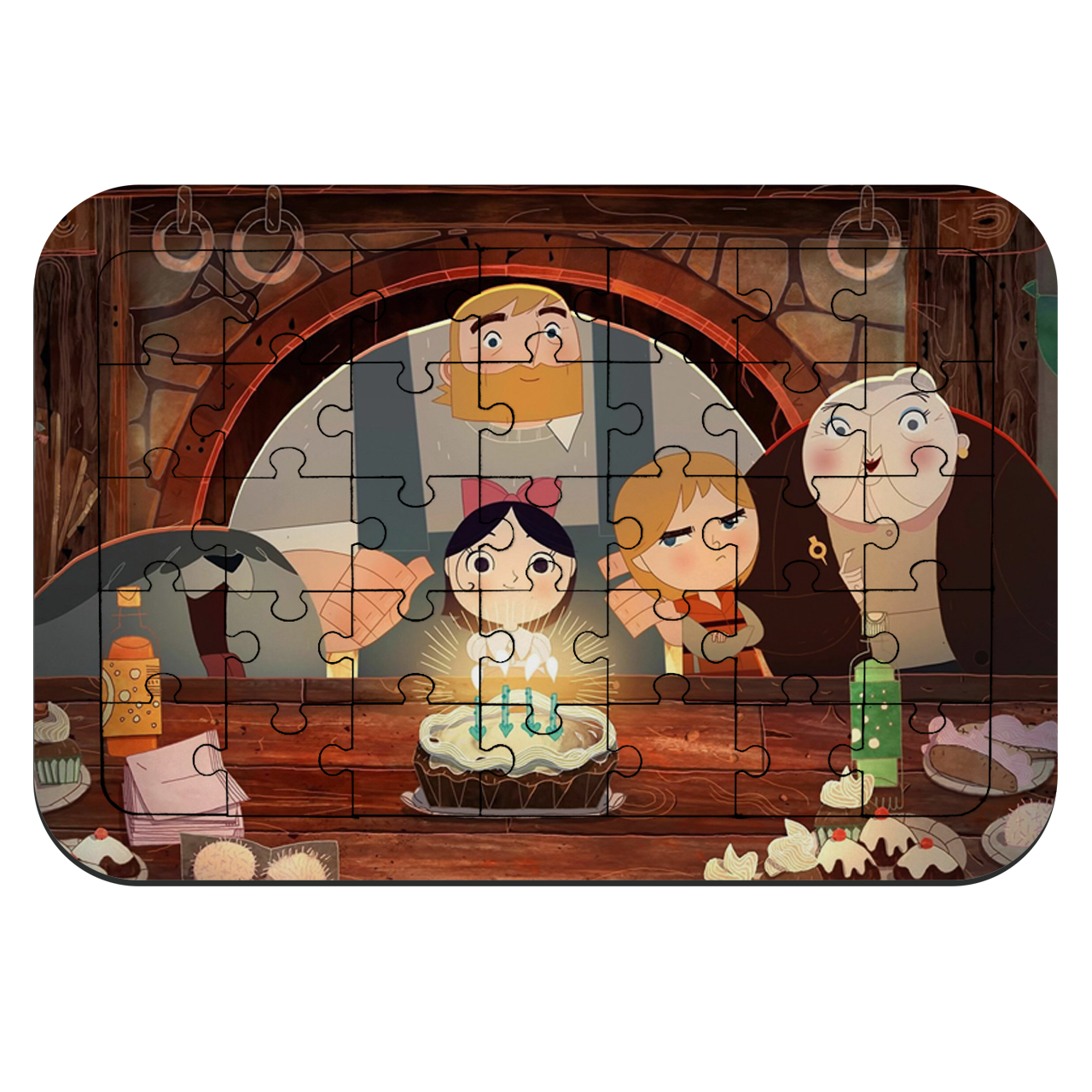  پازل 35 تکه طرح انیمیشن آوای دریا مدل NI2218 