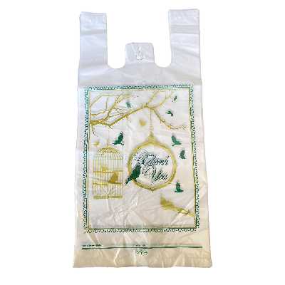 کیسه خرید مدل دسته دار 45.55 بسته 50 عددی