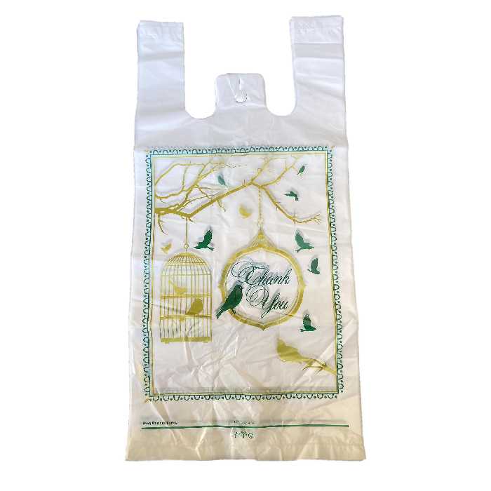 کیسه خرید مدل دسته دار 45.55 بسته 50 عددی