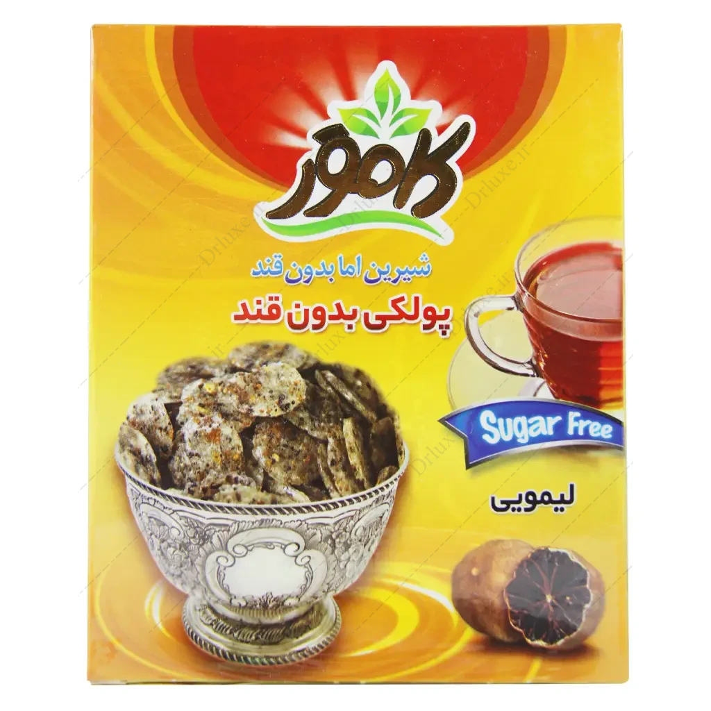 پولکی بدون قند کامور لیمویی