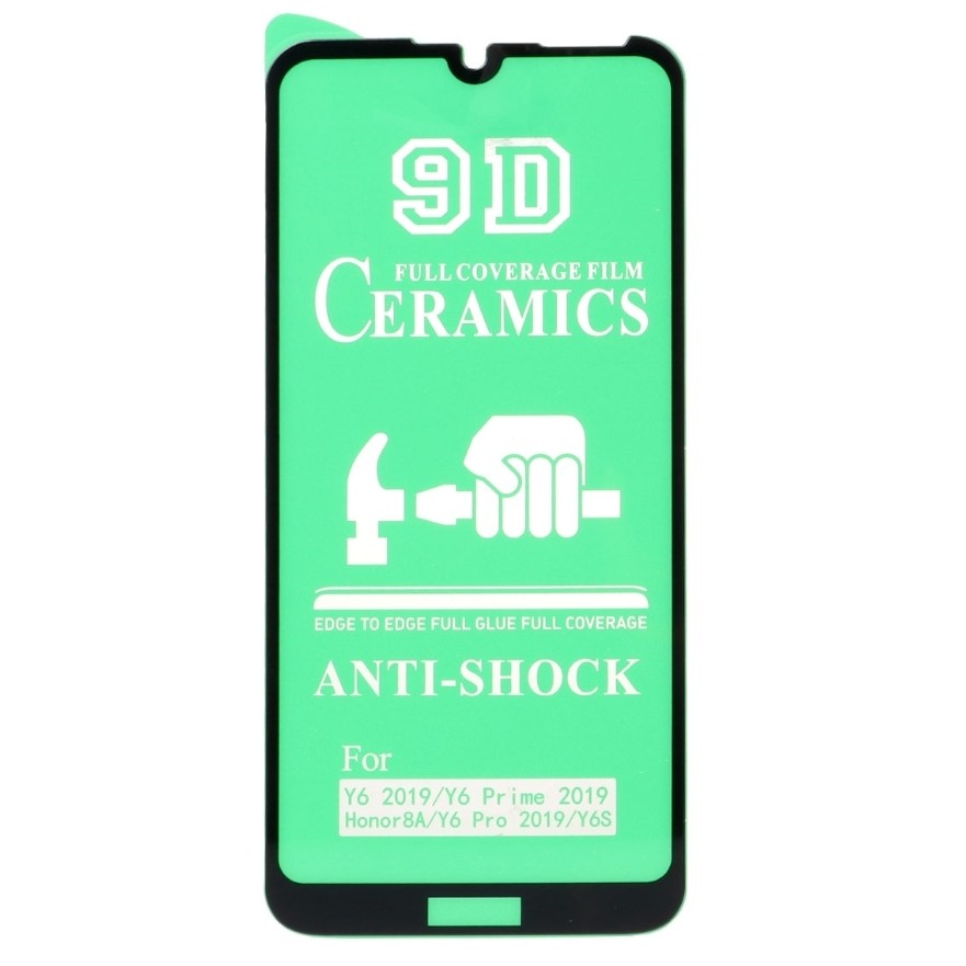 محافظ صفحه نمایش سرامیکی شفاف هوآوی مدل y6 2019  و y6s  و honor 8a