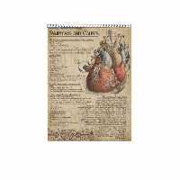 دفتر شطرنجی 100 برگ طرح Heart | چاوه