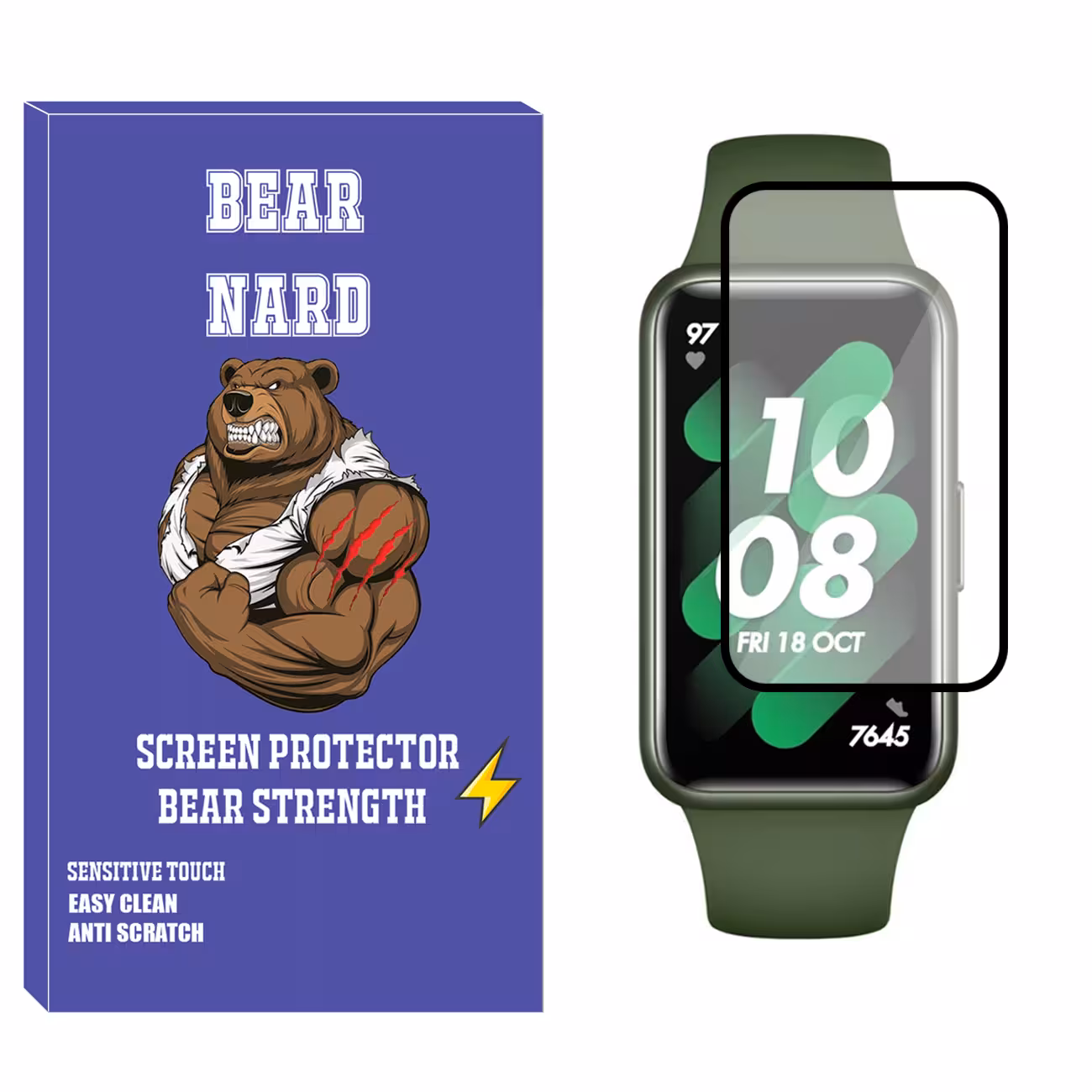 محافظ صفحه نمایش نانو برنارد مدل NBR مناسب برای ساعت هوشمند هواوی Watch Band 7