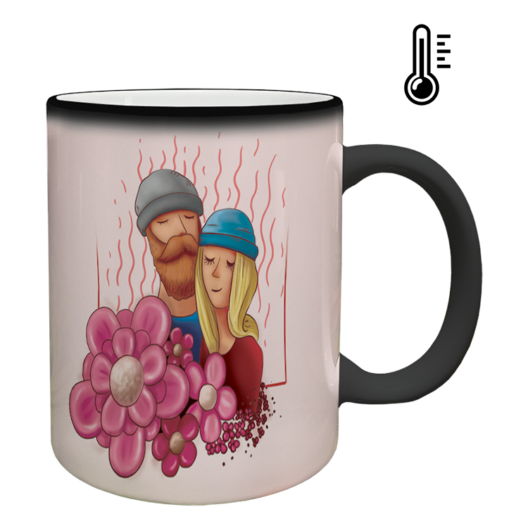 ماگ حرارتی مدل عاشقانه کد 103