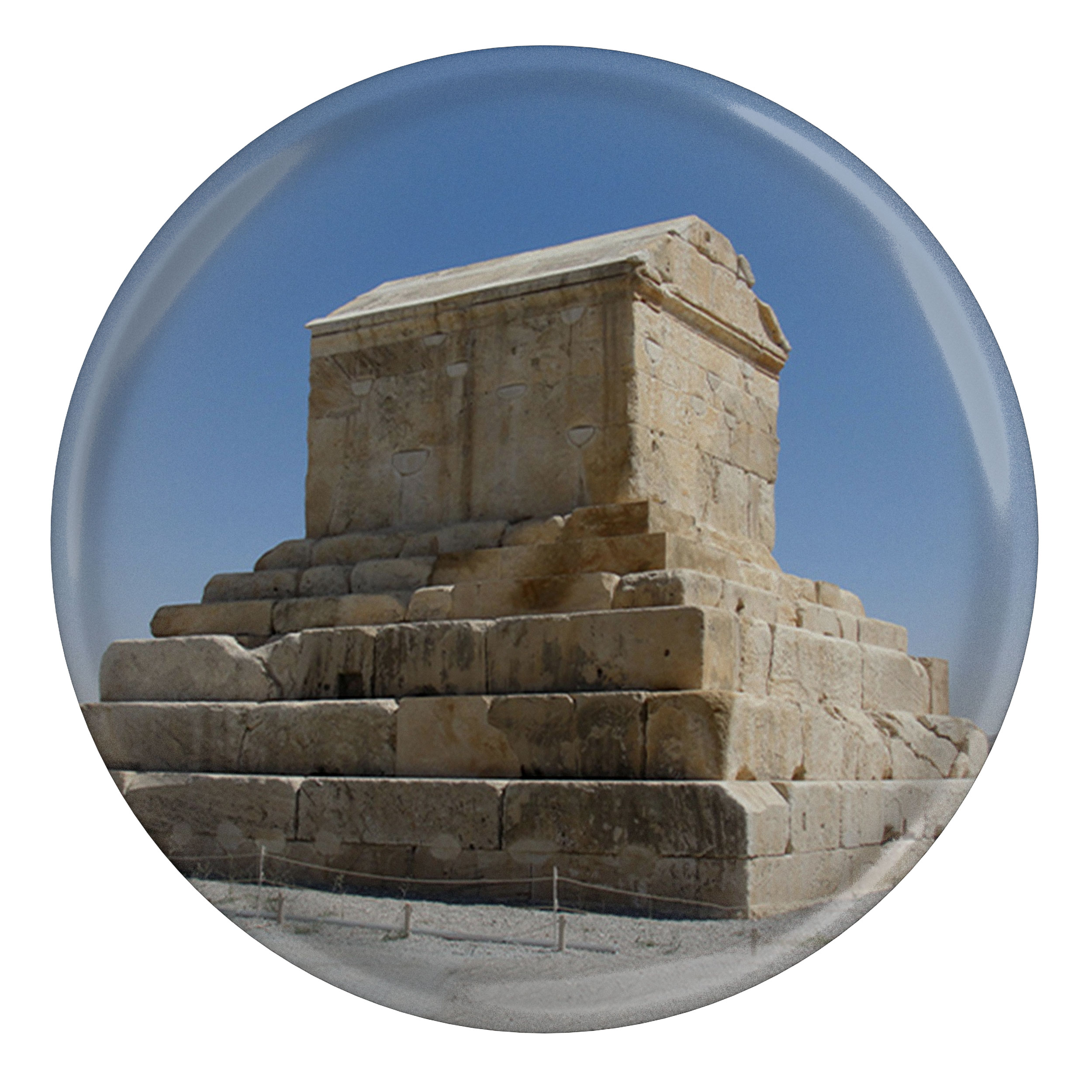 پیکسل طرح آرامگاه کوروش پاسارگاد مدل S10195