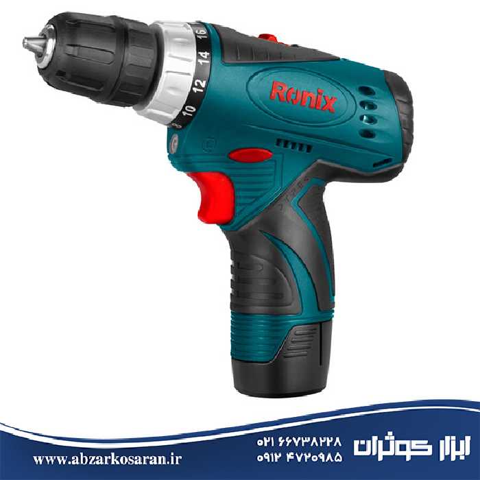 دریل پیچ گوشتی شارژی لیتیوم 12 ولت Ronix مدل 8512