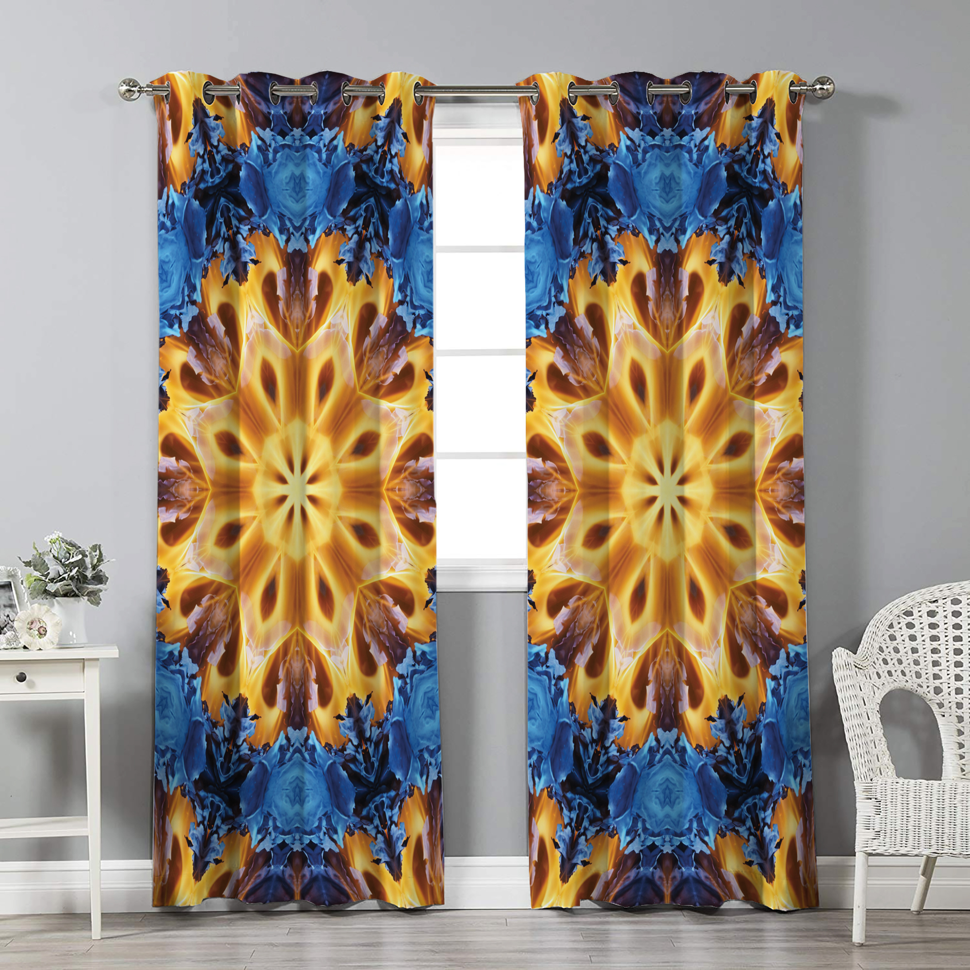 پرده نیروانا مدل pl2777 سایز 280 × 140 سانتی متر