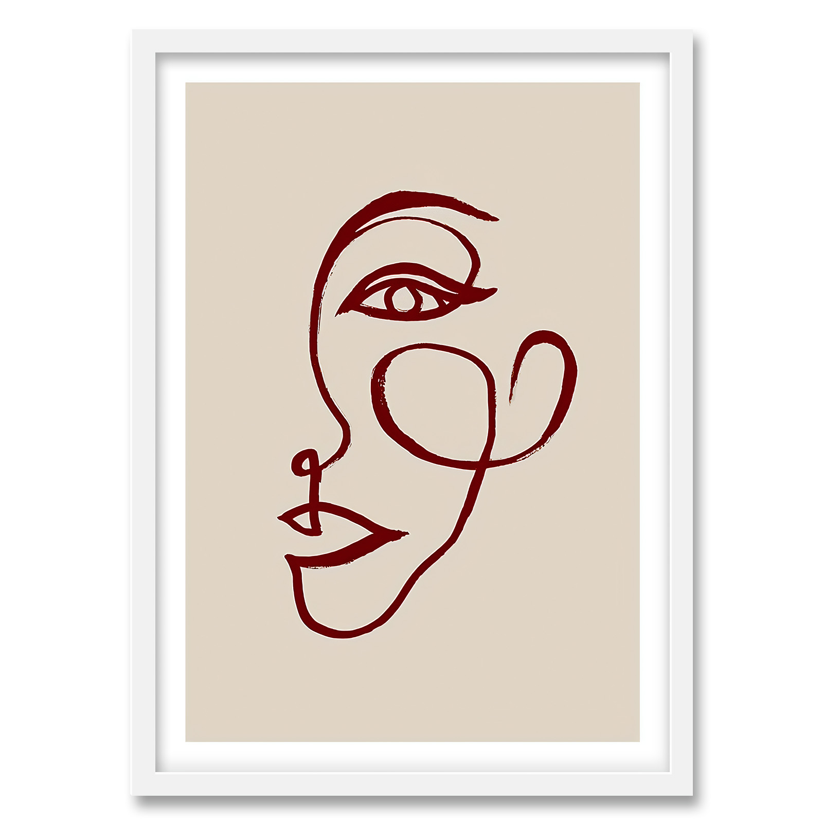 تابلو دکوراتیو فورنیمو مدل لاین‌‎آرت ابسترکت و مینیمال  کد 05108W