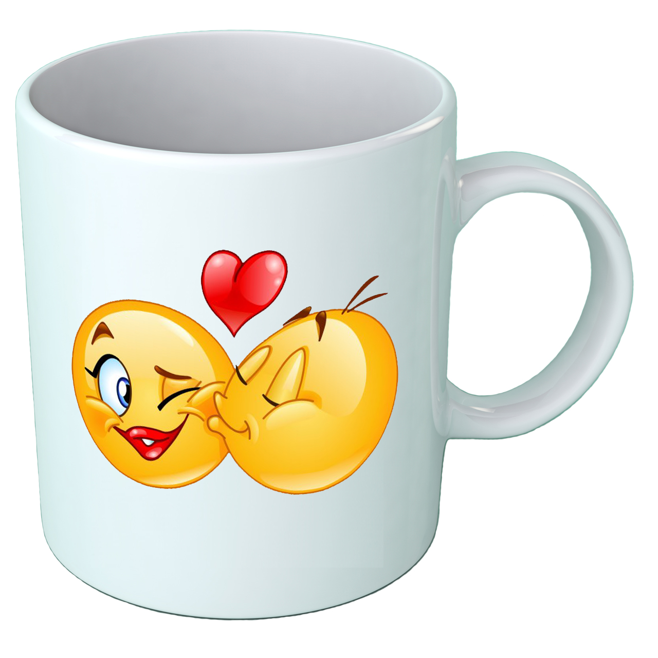 ماگ طرح استیکر عاشقانه مدل B170