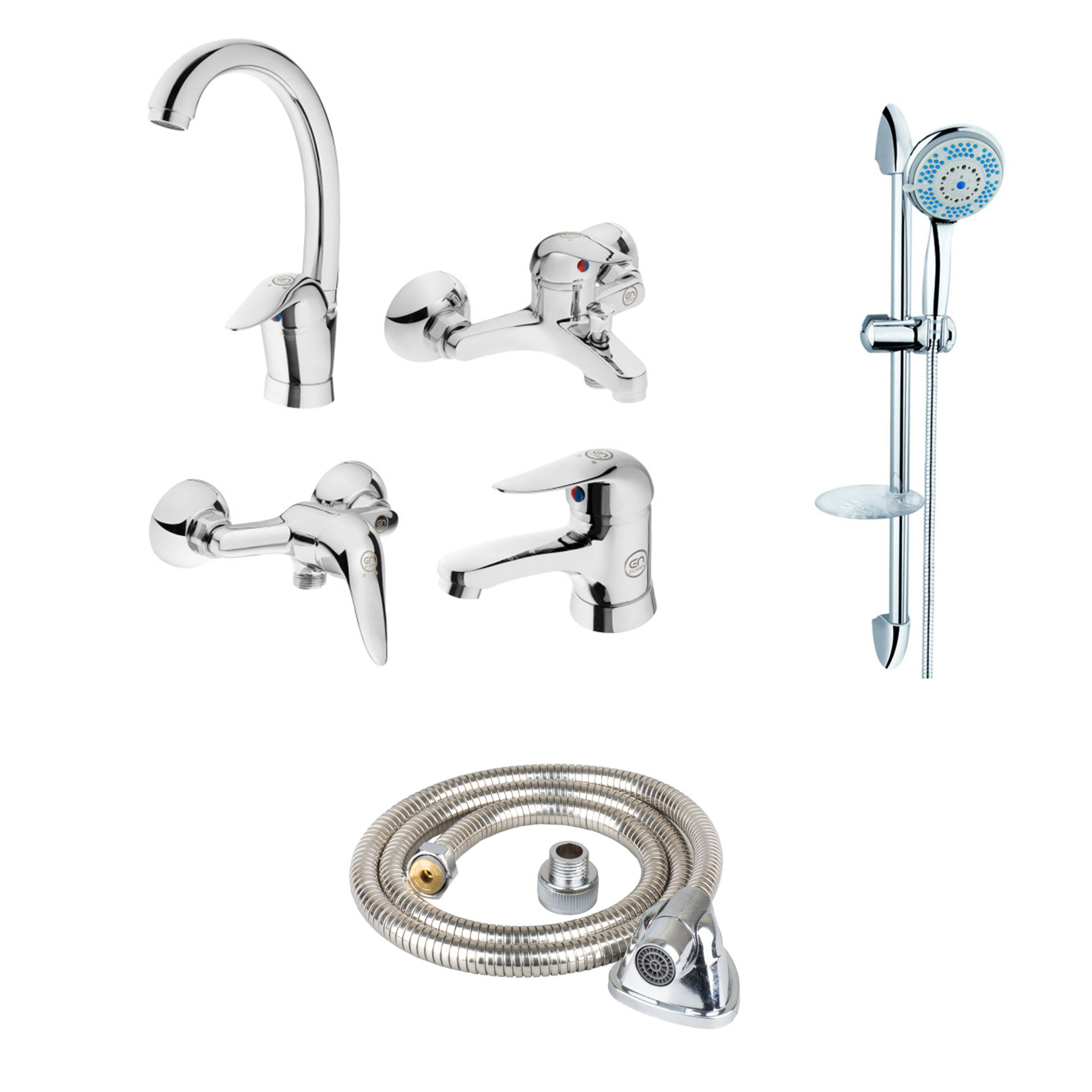 ست شیرآلات ایلمان مدل استار مجموعه 6 عددی