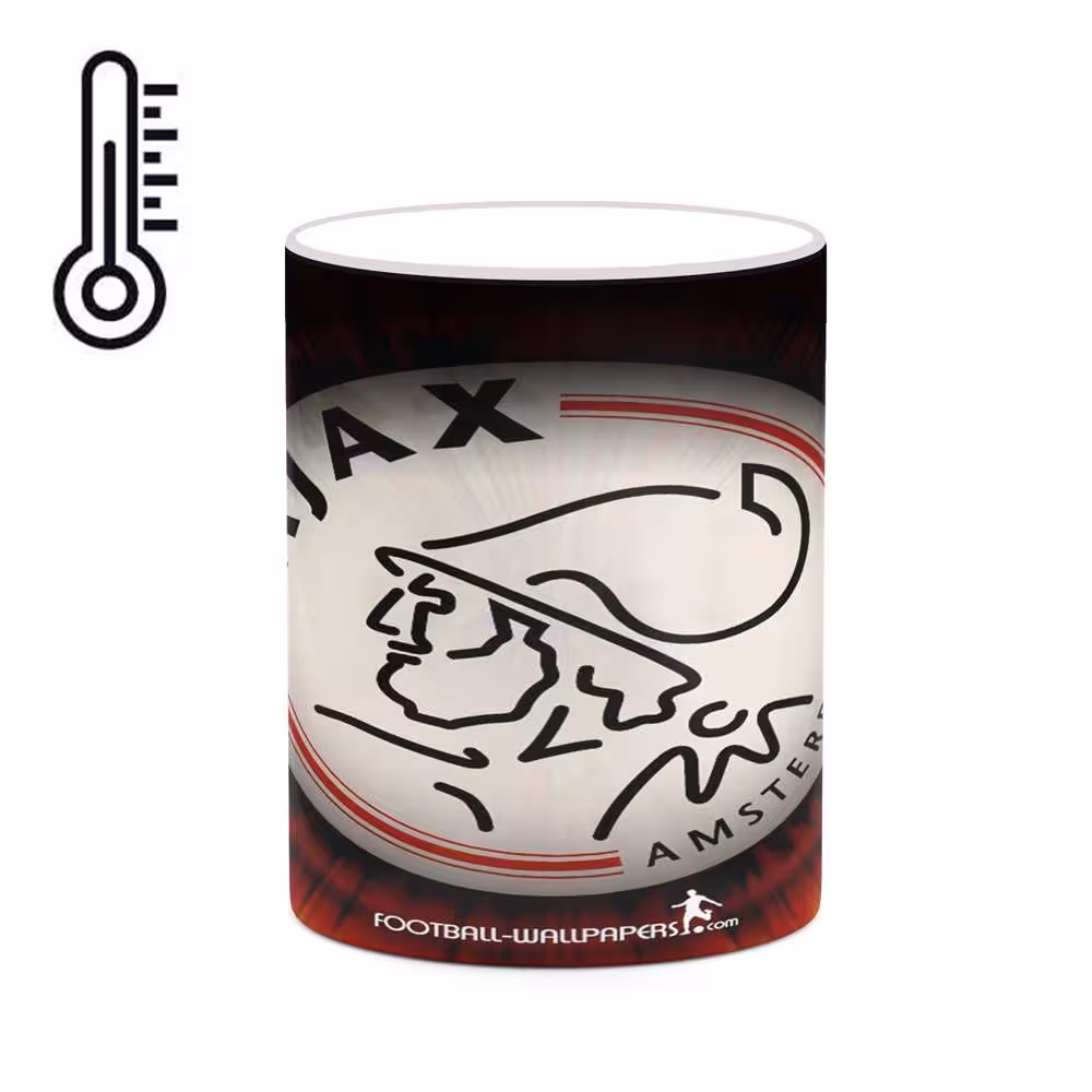 ماگ حرارتی کاکتی طرح تیم Ajax مدل mgh19773
