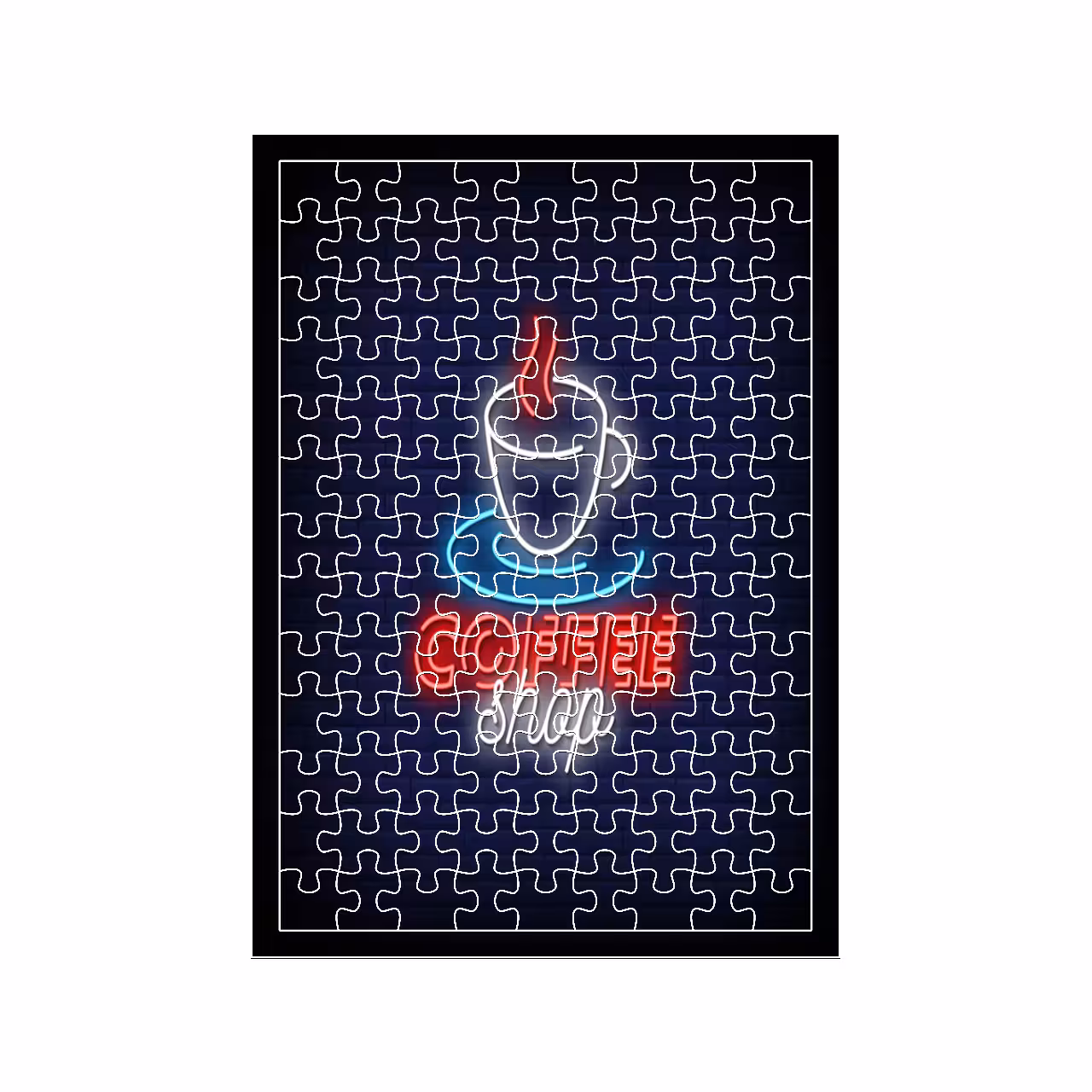پازل 117 تکه مدل کافی کد 1727