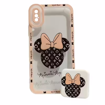 کاور کد 6401 مناسب برای گوشی موبایل اپل iphone XS به همراه پایه نگهدارنده