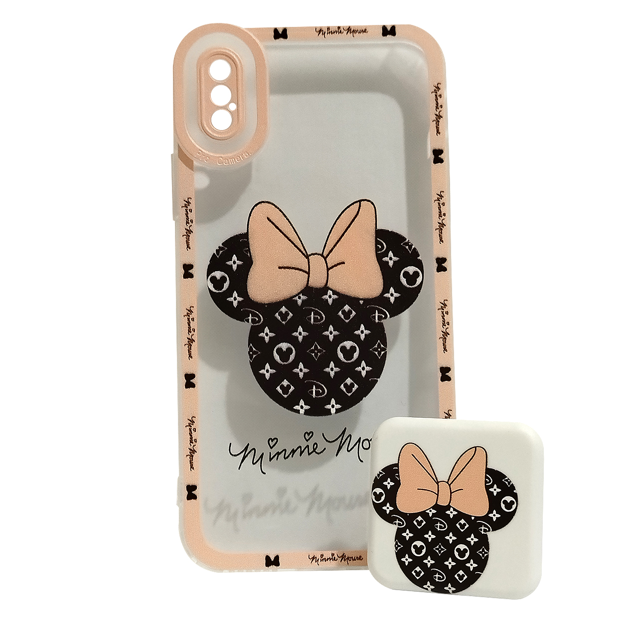 کاور کد 6401 مناسب برای گوشی موبایل اپل iphone XS به همراه پایه نگهدارنده