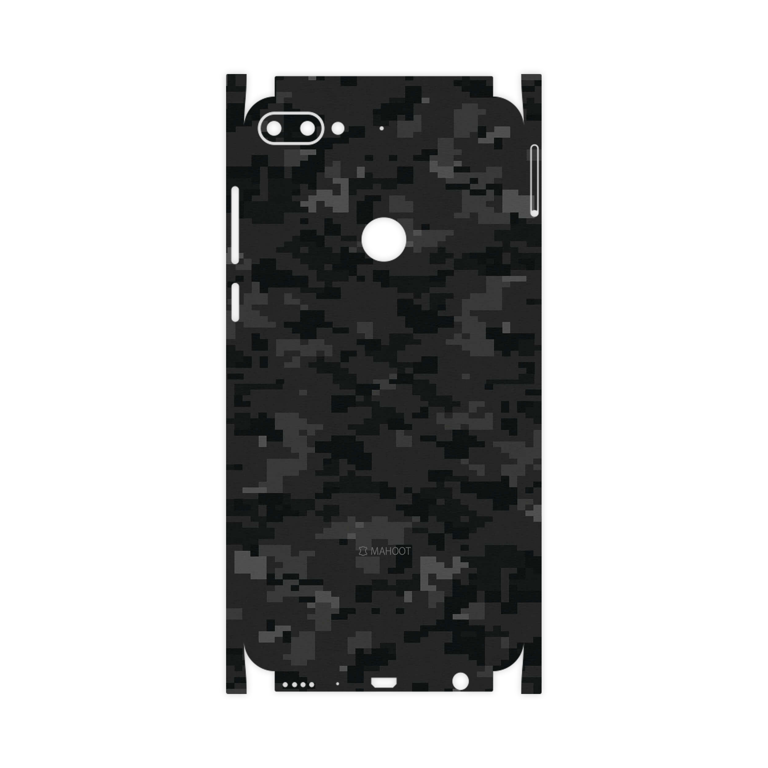 برچسب پوششی ماهوت مدل Night-Army-Pixel-FullSkin مناسب برای گوشی موبایل اچ تی سی Desire 12 Plus