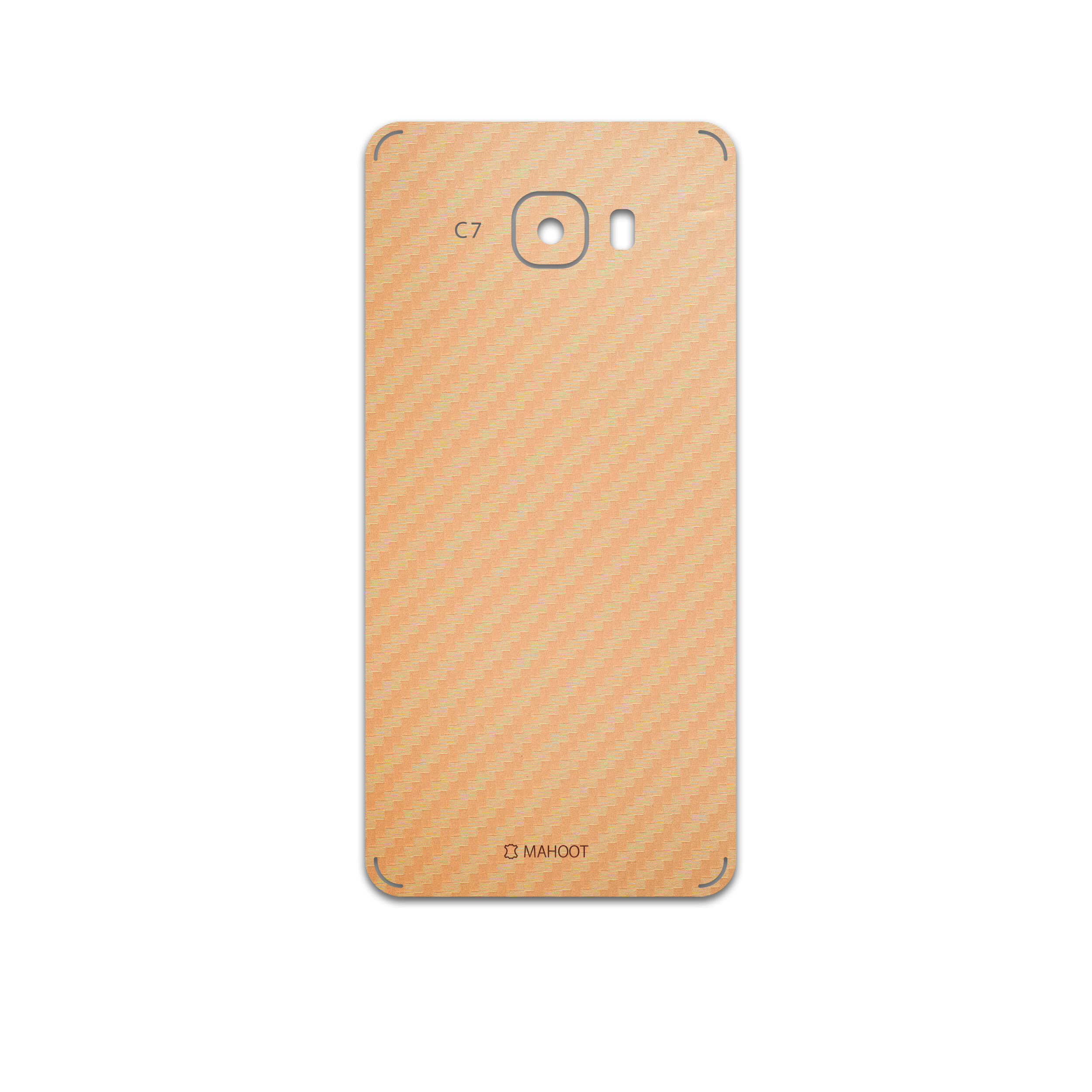 برچسب پوششی ماهوت مدل Titanium-Fiber مناسب برای گوشی موبایل سامسونگ Galaxy C7
