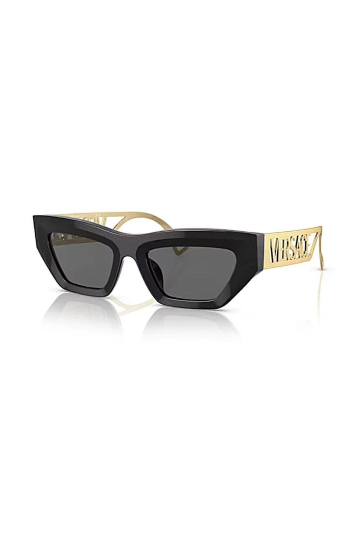 عینک آفتابی قهوهای زنانه و 4432u Gb1 87 53 Versace