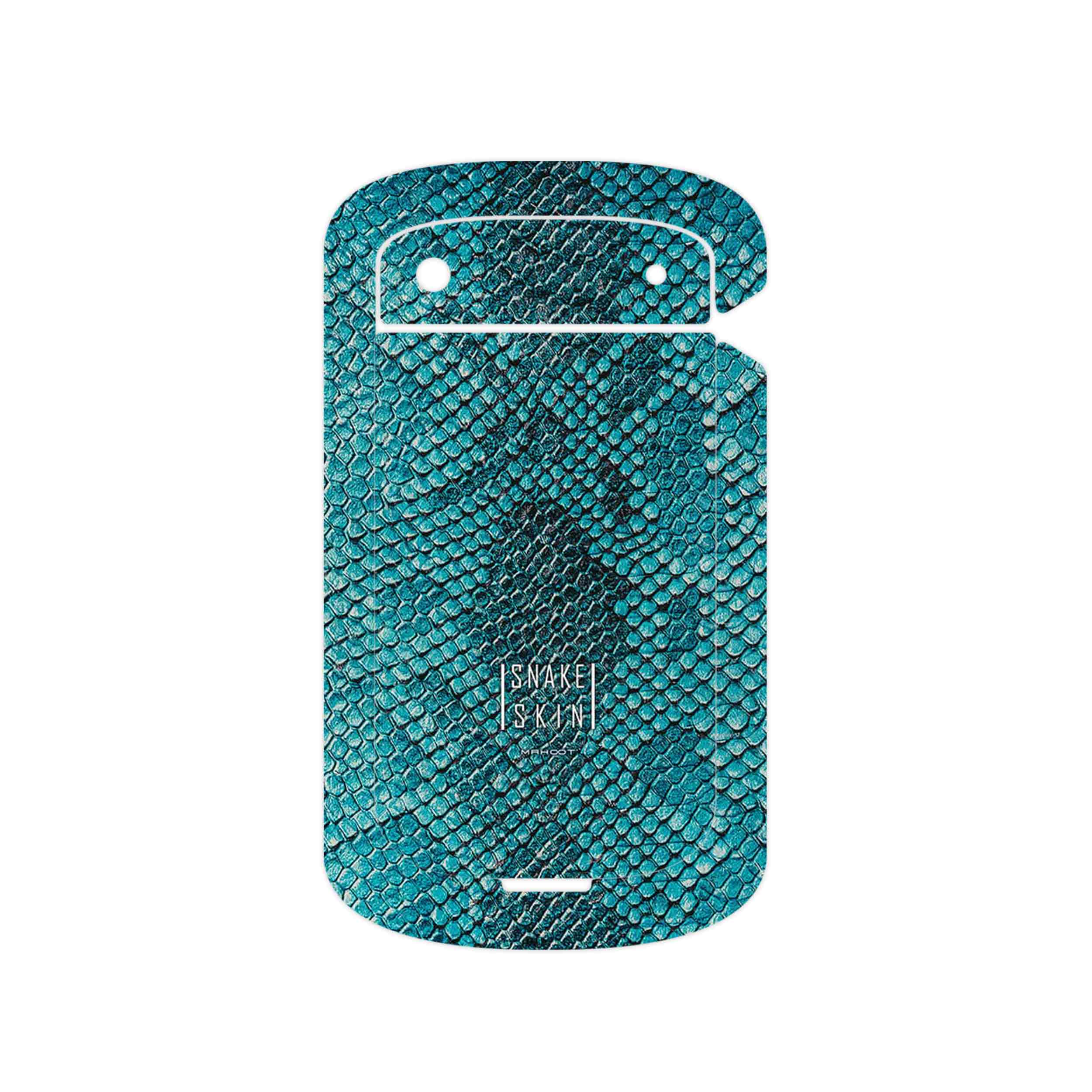 برچسب پوششی ماهوت مدل Blue Snake Skin مناسب برای گوشی موبایل بلک بری Bold Touch 9900