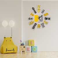  ساعت دیواری طرح دی جی مدل MC004B-G