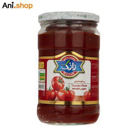 رب گوجه فرنگی شیشه ای رازک – 700 گرم کد E5