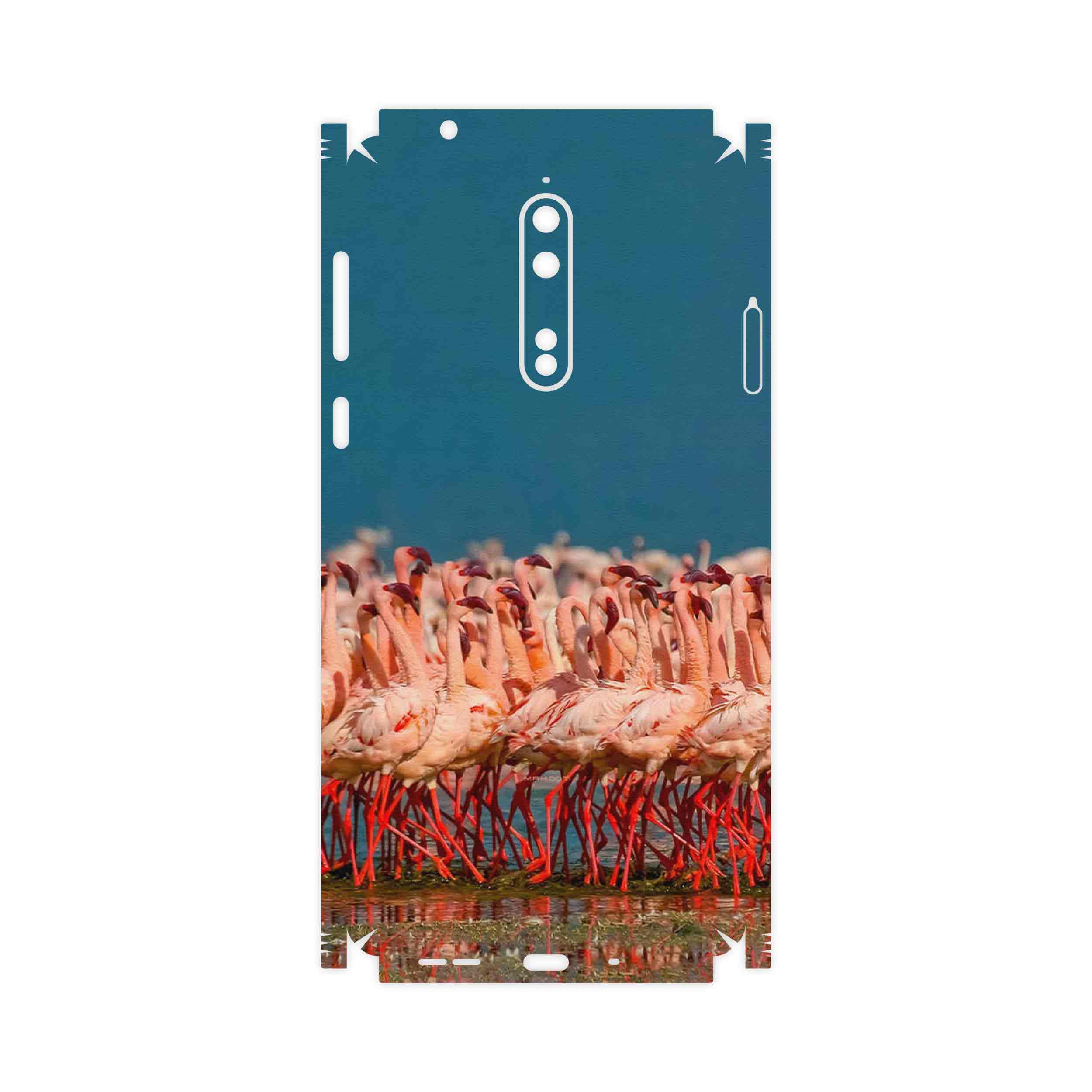 برچسب پوششی ماهوت مدل Flamingo-FullSkin مناسب برای گوشی موبایل نوکیا 8