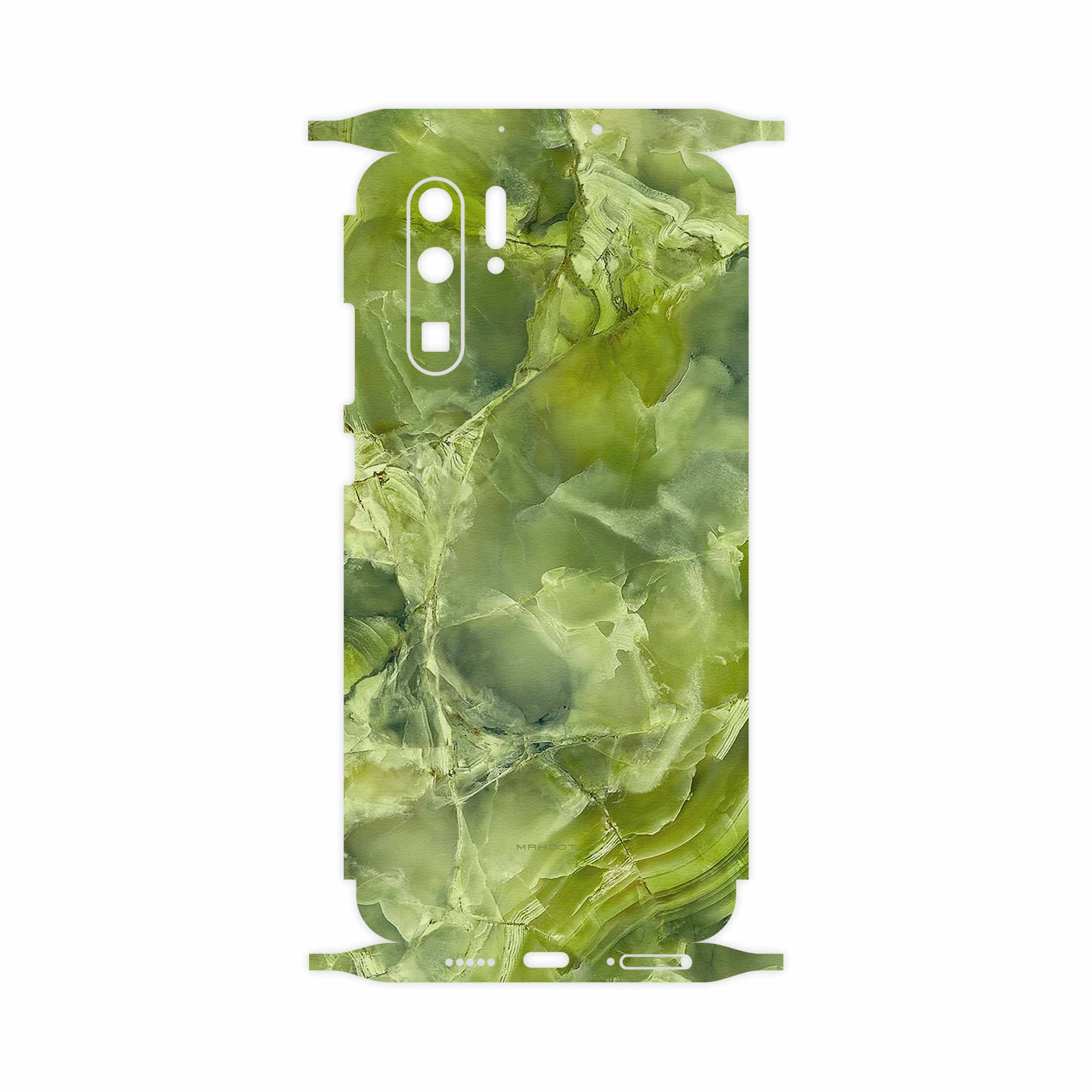 برچسب پوششی ماهوت مدل Green Crystal Marble-FullSkin مناسب برای گوشی موبایل هوآوی P30 Pro