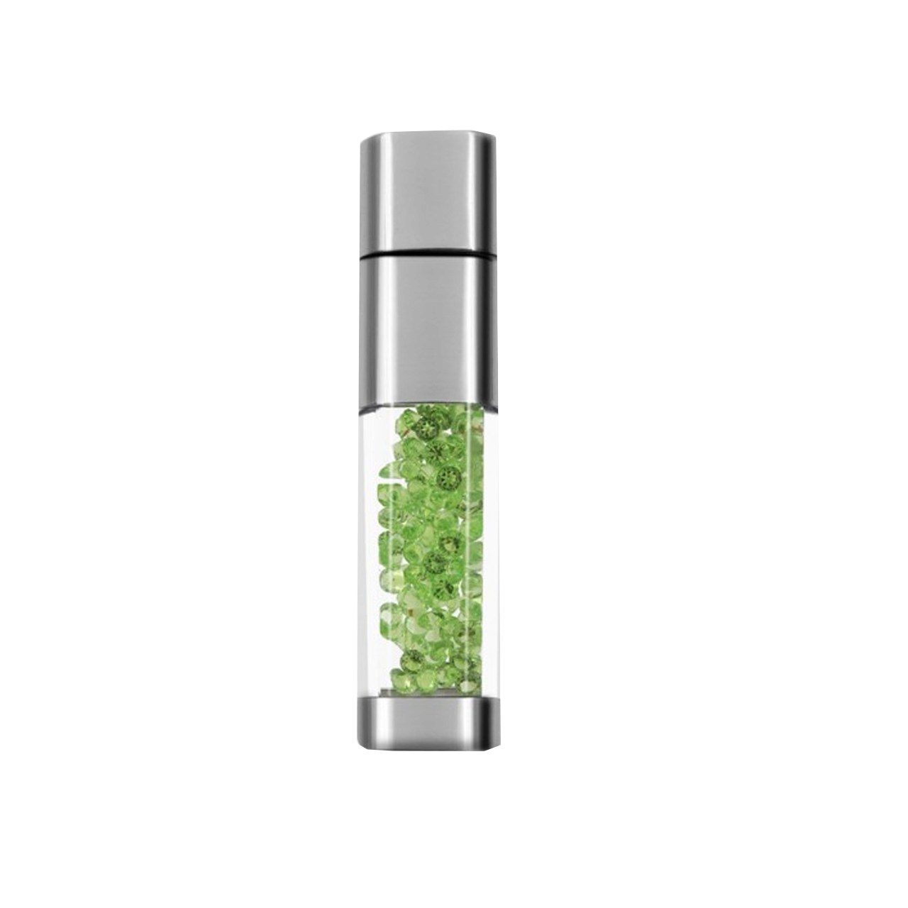 فلش مموری کریستالی سواروفسکی مدل CR1001-8 ظرفیت 128gb-USB2 رنگ سبز