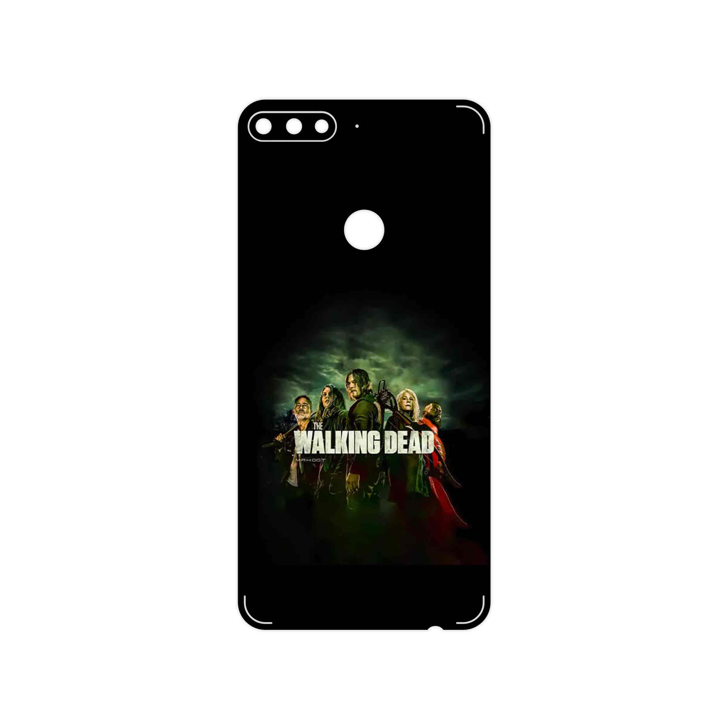 برچسب پوششی ماهوت مدل WALKING DEAD مناسب برای گوشی موبایل هوآوی Y7 Prime 2018
